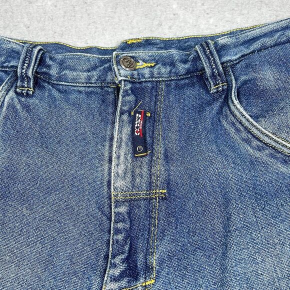 Vintage Esco Willie 90s Y2K Jeans Mens 36 Blue Wide Baggy Jeans Denim Pockets - Picture 5 of 15